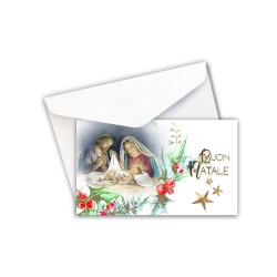 Cartoncini auguri natalizi con busta