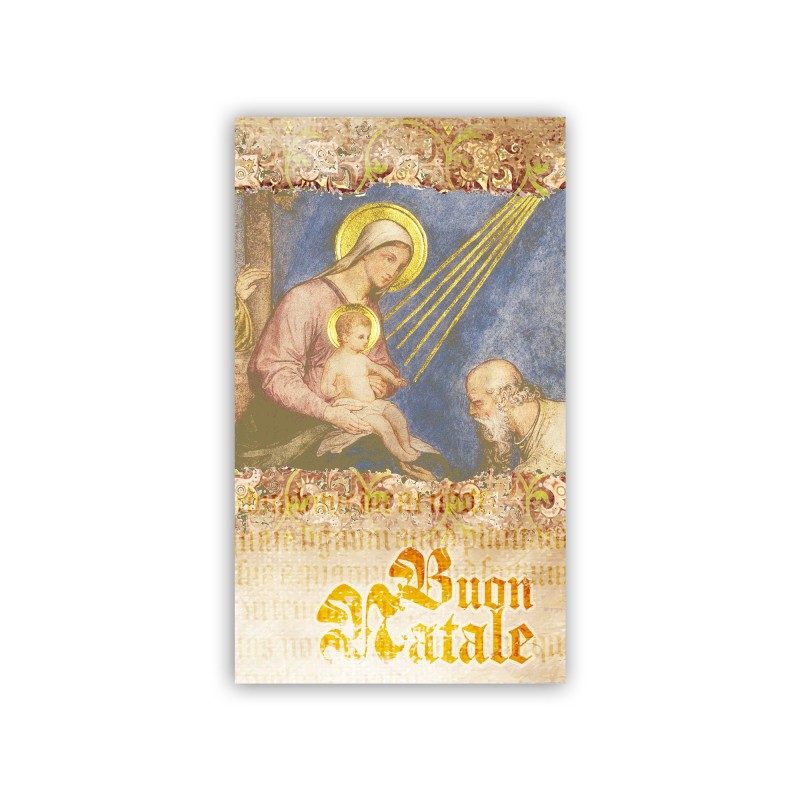 Immaginetta natalizia a tema tradizionale Immaginetta natalizia a tema tradizionale