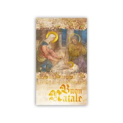Immaginetta natalizia a tema tradizionale
