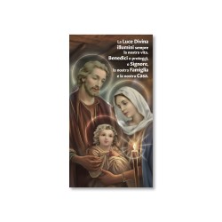 Cartoncino Benedizioni con la Sacra Famiglia