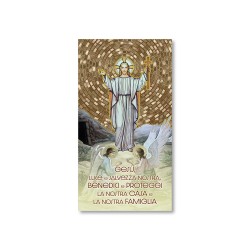 Cartoncino Benedizioni con Gesù Risorto