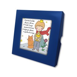 Piastrella con Piccolo Principe 10 x 10 cm in scatola regalo
