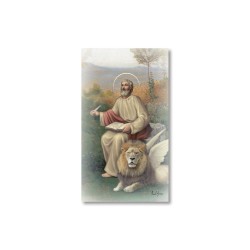 Santino San Marco Evangelista con preghiera