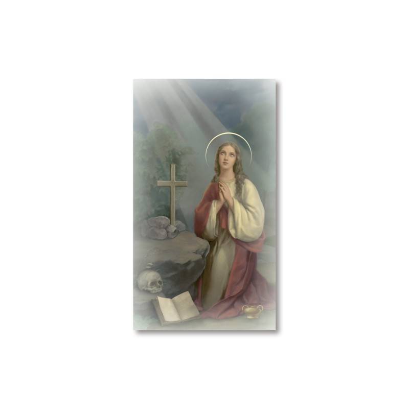 Santino Maria Maddalena con preghiera Santino Maria Maddalena con preghiera