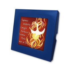 Piastrella con simbologia eucaristica 10 x 10 cm in scatola regalo