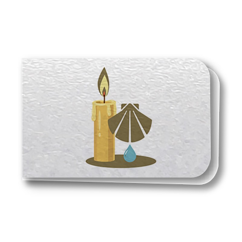 Bigliettino per bomboniera di Battesimo