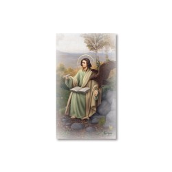 Santino San Giovanni Evangelista con preghiera