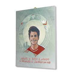 Tela pittorica intelaiata di Carlo Acutis