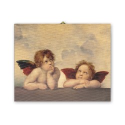 Tela pittorica intelaiata con i Putti di Raffaello