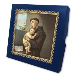 Piastrella Sant'Antonio 20x20 cm in scatola regalo