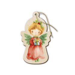 Decorazione per albero con angioletti sagomati