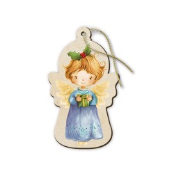Decorazione per albero con angioletti sagomati