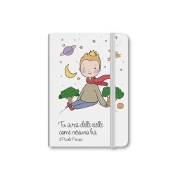 Taccuino tascabile con Piccolo Principe con pianeta