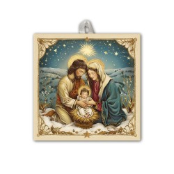 Piastrella 10x10 cm con immagine della Natività