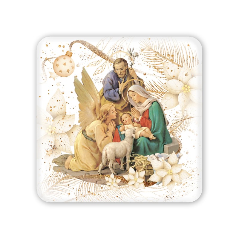 Quadretto in legno con Natività Quadretto in legno con Natività