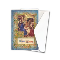 Biglietti augurali assortiti della Natività di Giotto e Gentile da Fabriano