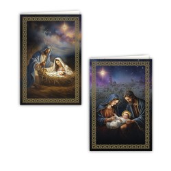 Biglietti augurali assortiti della Natività