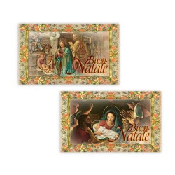 Cartoncini auguri natalizi tradizionali con busta