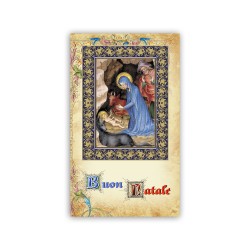 Immaginetta natalizia a tema tradizionale