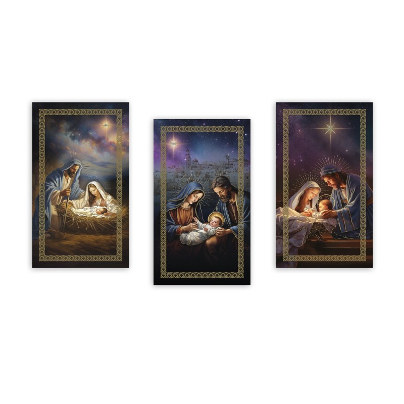 Assortimento immagini natalizie a tema contemporaneo Assortimento immagini natalizie a tema contemporaneo