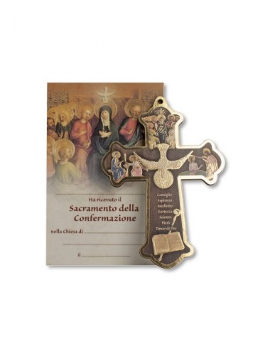 Croce di Cresima in legno...