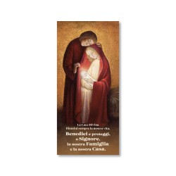 Cartoncino Benedizioni Sacra Famiglia