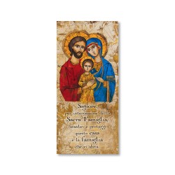 Cartoncino Benedizioni Sacra Famiglia
