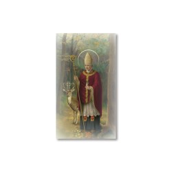 Santino Sant'Uberto con preghiera