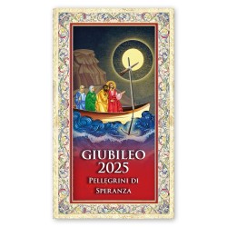Santino Giubileo con preghiera e finiture in oro a caldo