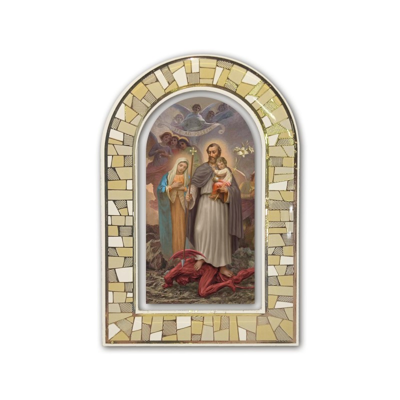 Vetrata tridimensionale d'appoggio per Comunione Vetrata tridimensionale d'appoggio per Comunione