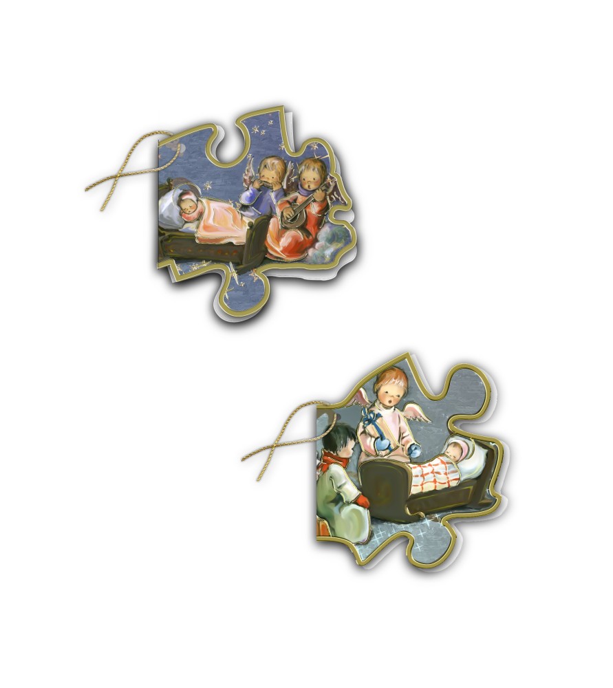 Segnapacco natalizio puzzle Segnapacco natalizio puzzle
