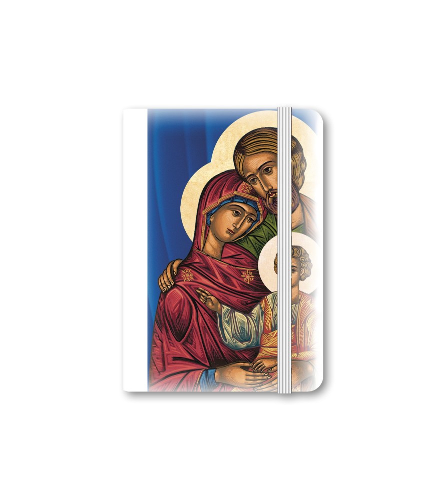 Taccuino tascabile con immagine Icona della Sacra Famiglia Taccuino tascabile con immagine Icona della Sacra Famiglia