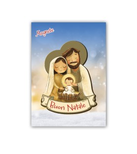 Magnete sagomato raffigurante la Sacra Famiglia