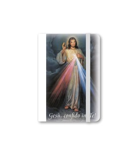Taccuino tascabile con immagine di Gesù Misericordioso