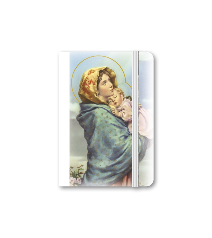 Taccuino tascabile con immagine della Madonna con bambino del Ferruzzi Taccuino tascabile con immagine della Madonna con bambino del Ferruzzi