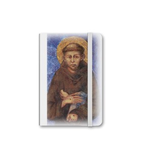 Taccuino tascabile con immagine di San Francesco del Cimabue