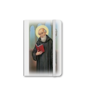 Taccuino tascabile con immagine di San Benedetto