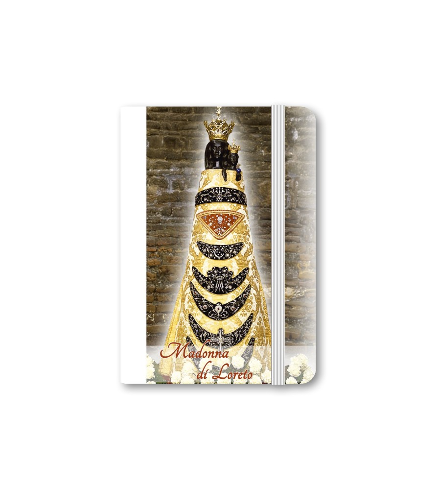 Taccuino tascabile con immagine della Madonna di Loreto Taccuino tascabile con immagine della Madonna di Loreto