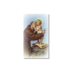 Santino Sant'Antonio da Padova con preghiera