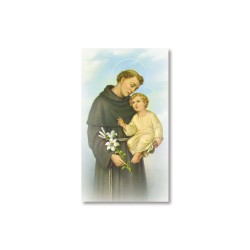 Santino Sant'Antonio da Padova con preghiera