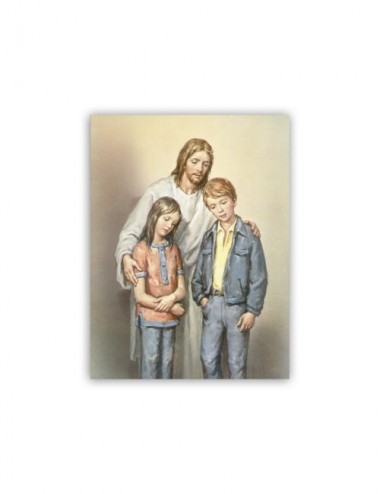 Mini poster con Gesù e due...