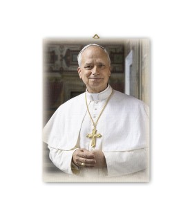 Tela pittorica intelaiata con Papa Leone XIV