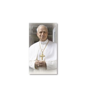 Santino Papa Leone XIV con preghiera