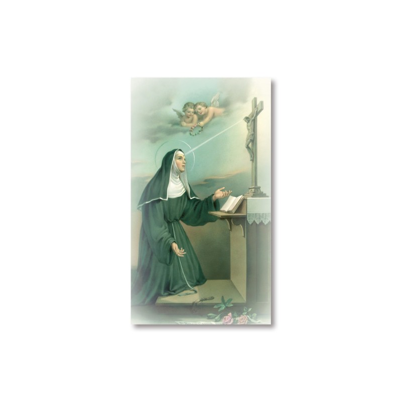 Santino Santa Rita da Cascia con preghiera Santino Santa Rita da Cascia con preghiera