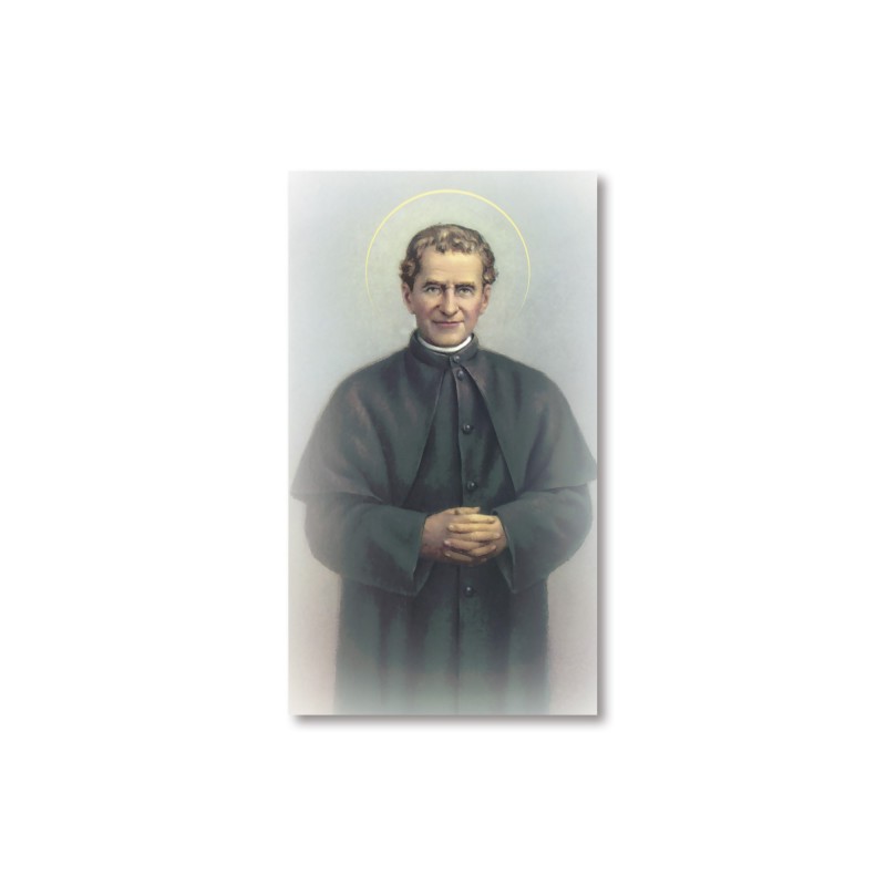 Santino San Giovanni Bosco con preghiera Santino San Giovanni Bosco con preghiera