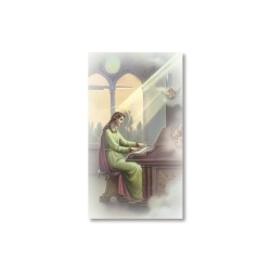 Santino Santa Cecilia con preghiera