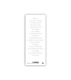 Segnalibro per la celebrazione del Sacramento della Riconciliazione