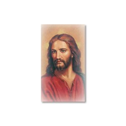 Santino volto di Cristo con preghiera