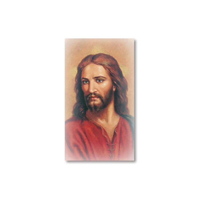 Santino volto di Cristo con preghiera Santino volto di Cristo con preghiera