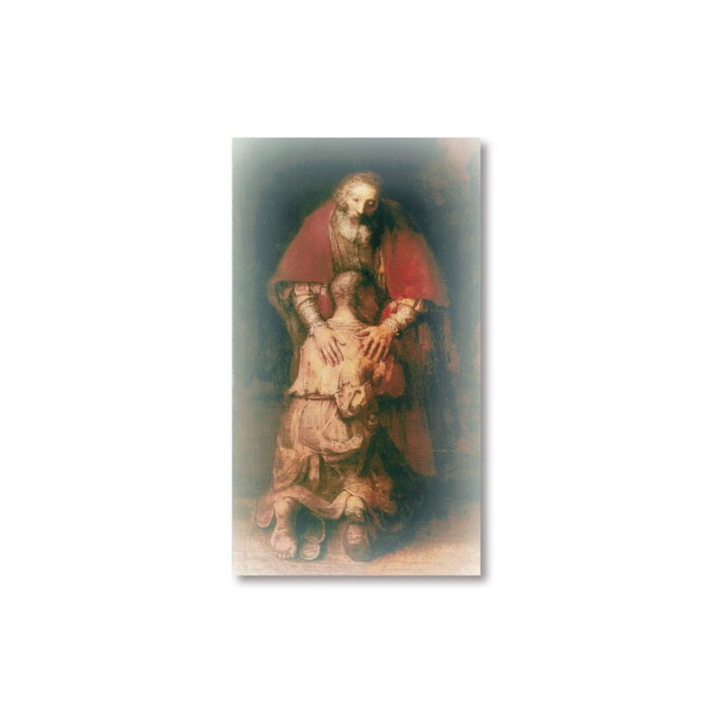 Santino Figliol Prodigo con preghiera Santino Figliol Prodigo con preghiera